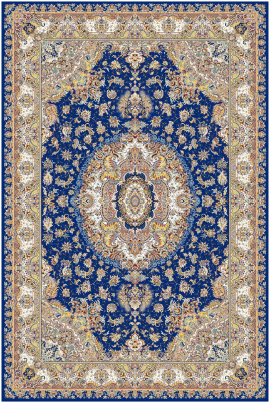 فرش ستاره کویر یزد طرح A-036-1180 هزار و یک شب