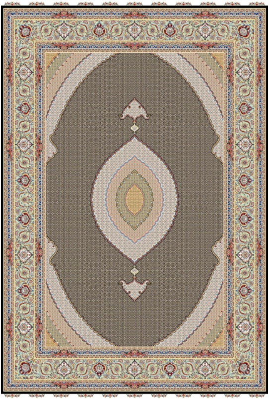 فرش ستاره کویر یزد طرح A-042-1193 هزار و یک شب
