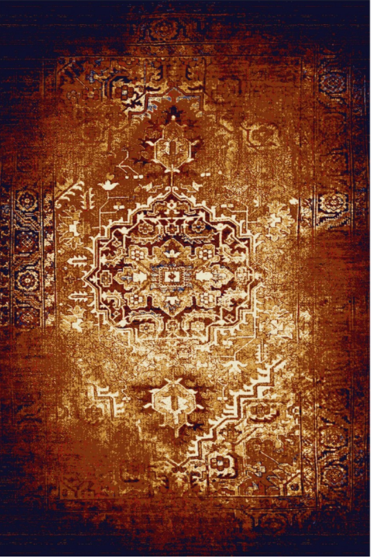 فرش ستاره کویر یزد کلکسیون ستاره افشار  طرح G-135-2323