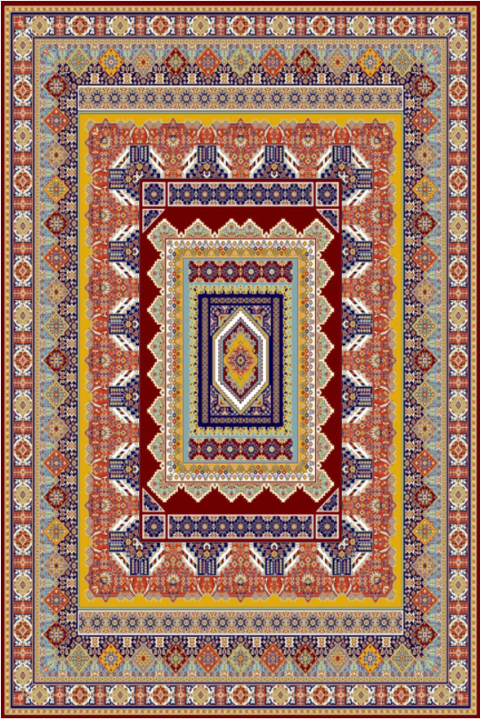 فرش ستاره کویر یزد کلکسیون شاهکار نوین طرح N-057-2559