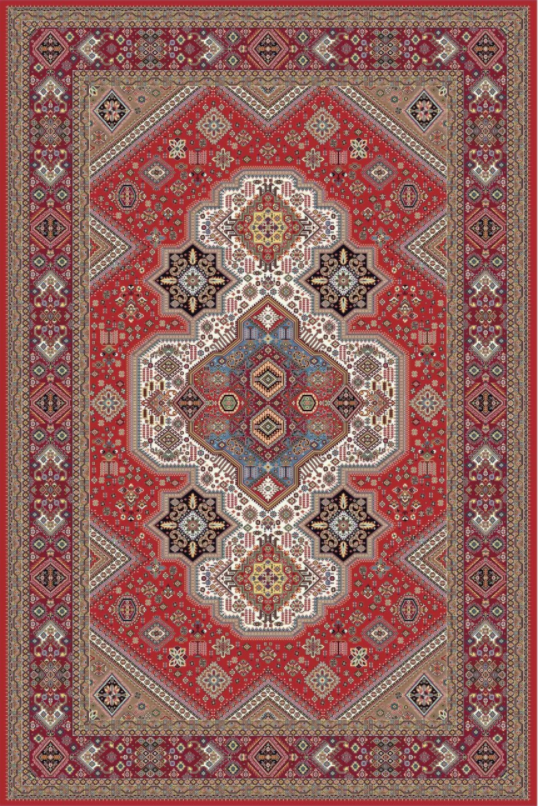 فرش ستاره کویر یزد کلکسیون شاهکار نوین طرح N-059-2545