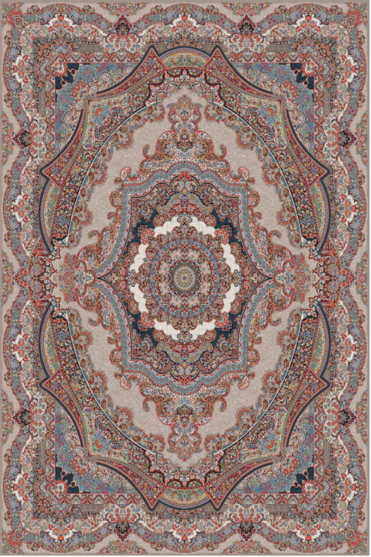 فرش ستاره کویر یزد کلکسیون شاهکار نوین طرح N-060-2510