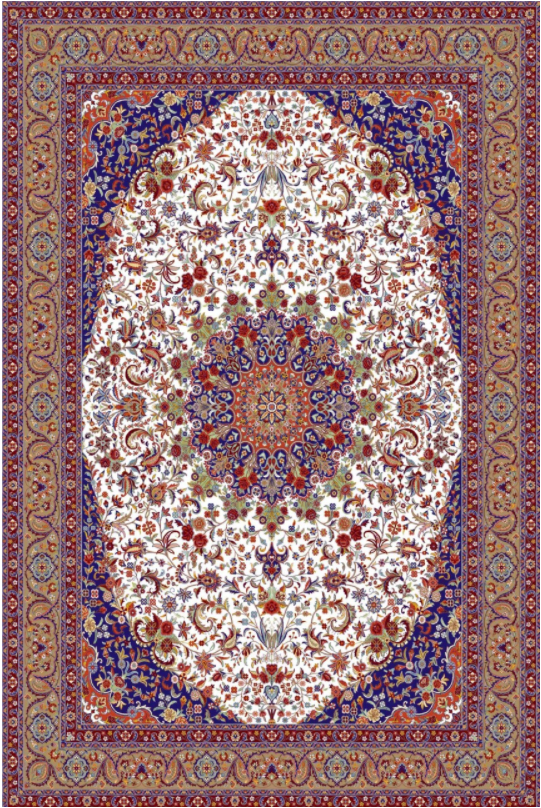 فرش ستاره کویر یزد کلکسیون شاهکار نوین طرح N-082-2501