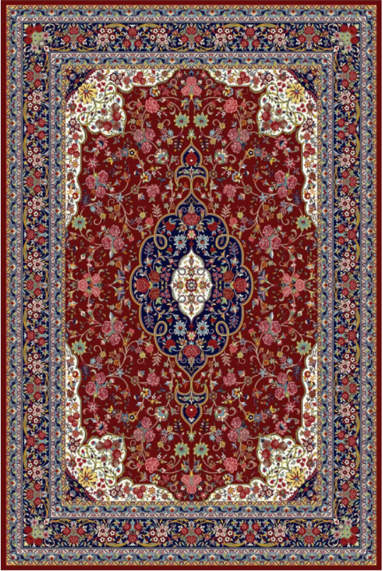 فرش ستاره کویر یزد کلکسیون شاهکار نوین طرح N-083-2559