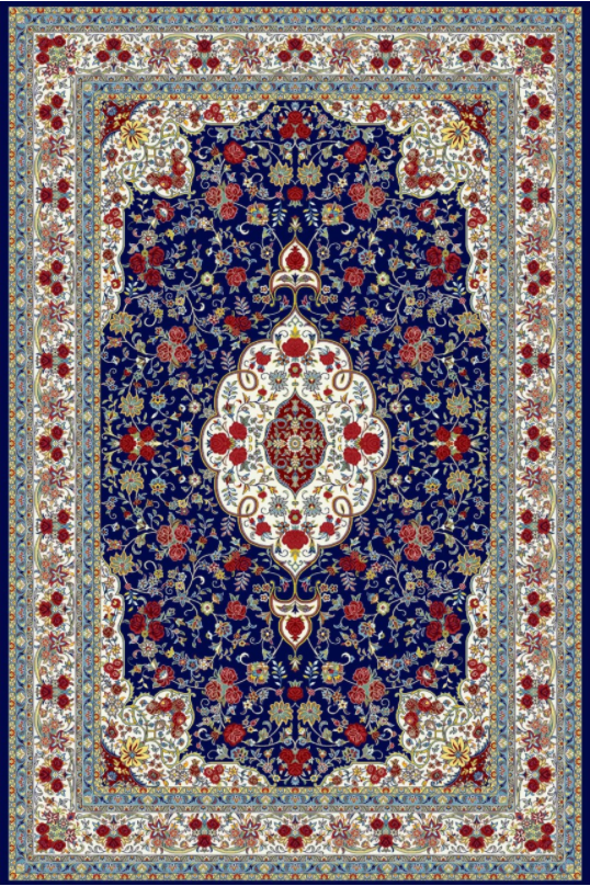 فرش ستاره کویر یزد کلکسیون شاهکار نوین طرح N-083-2590