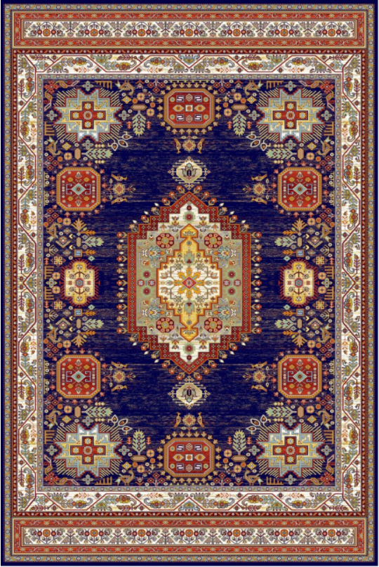فرش ستاره کویر یزد کلکسیون شاهکار نوین طرح N-120-2590