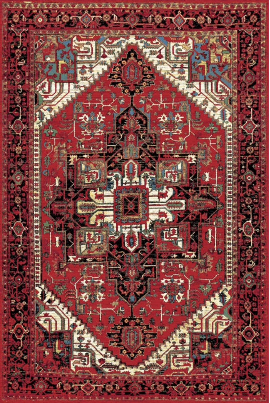 فرش ستاره کویر یزد کلکسیون شاهکار نوین طرح N-132-2549
