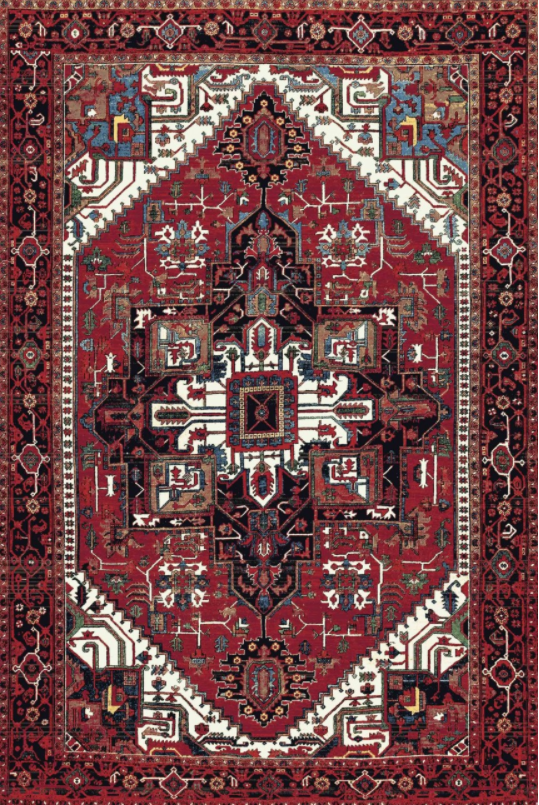 فرش ستاره کویر یزد کلکسیون شاهکار نوین طرح N-132-2559