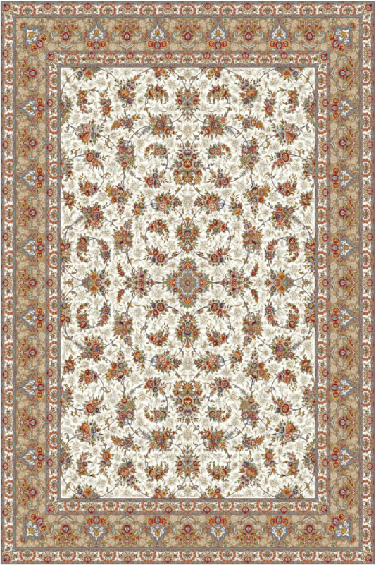 فرش ستاره کویر یزد کلکسیون شاهکار نوین طرح N-157-2501