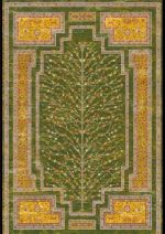 فرش مرینوس طرح درخت زندگی ۶۰۱۰۶ سبز