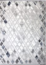 فرش زمرد مشهد طرح مدرن 8001 الماسی روشن