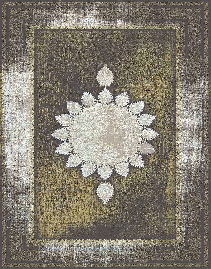 فرش خاطره کویر کاشان پالت نویان طرح وینتیج 1501